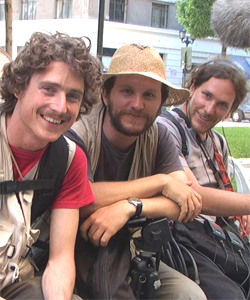 Sebastián Melo, Mauricio García y Felipe Correa